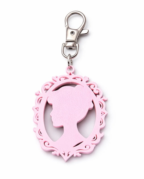 Lady Whistledown Silhouette Keychain