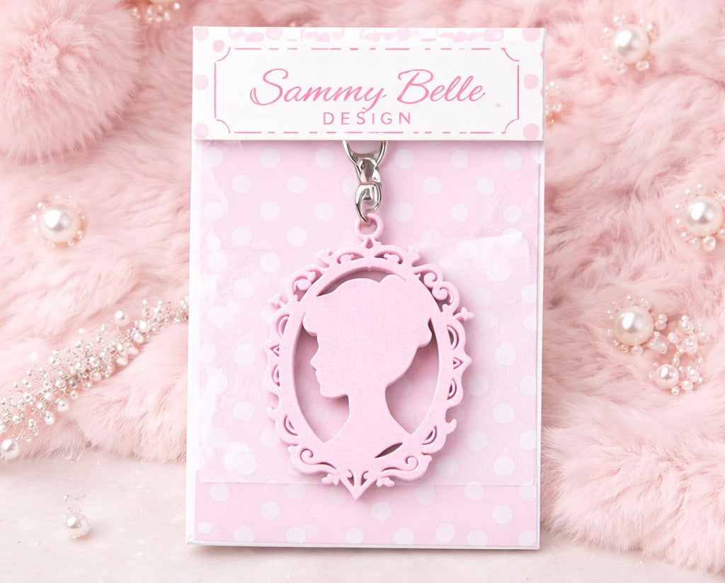 Lady Whistledown Silhouette Keychain