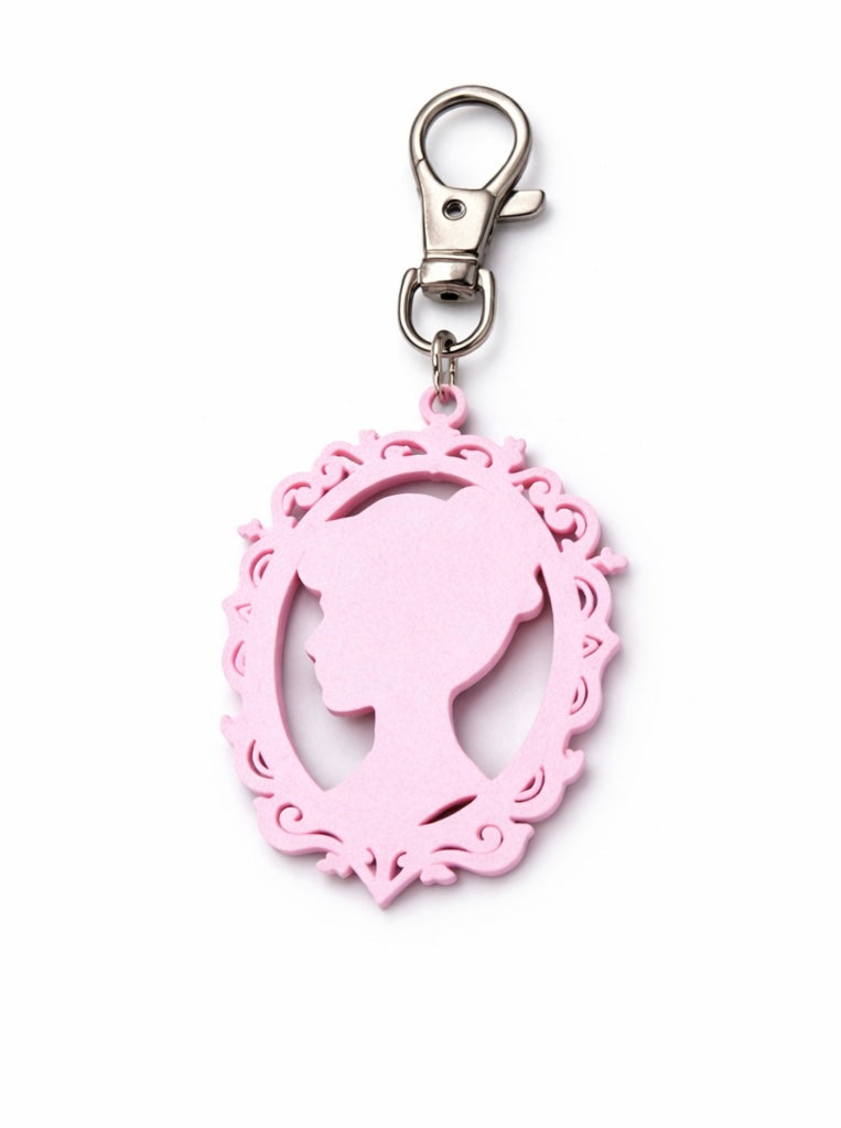 Lady Whistledown Silhouette Keychain